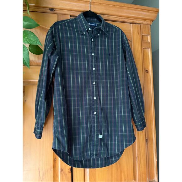 Ralph Lauren Yarmouth Men’s Shirt 15-32 Plaid Button Down Classic Fit - Picture 2 of 7